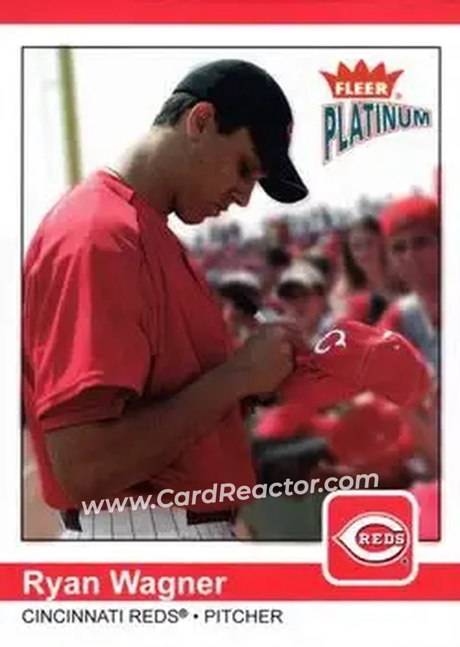 2004 Fleer Platinum #111 - Ryan Wagner - Cincinnati Reds - Front