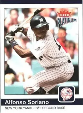 2004 Fleer Platinum #126 - Alfonso Soriano - New York Yankees