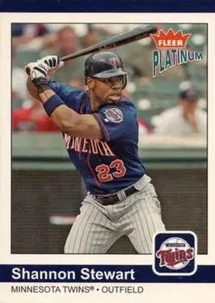 2004 Fleer Platinum #130 - Shannon Stewart - Minnesota Twins