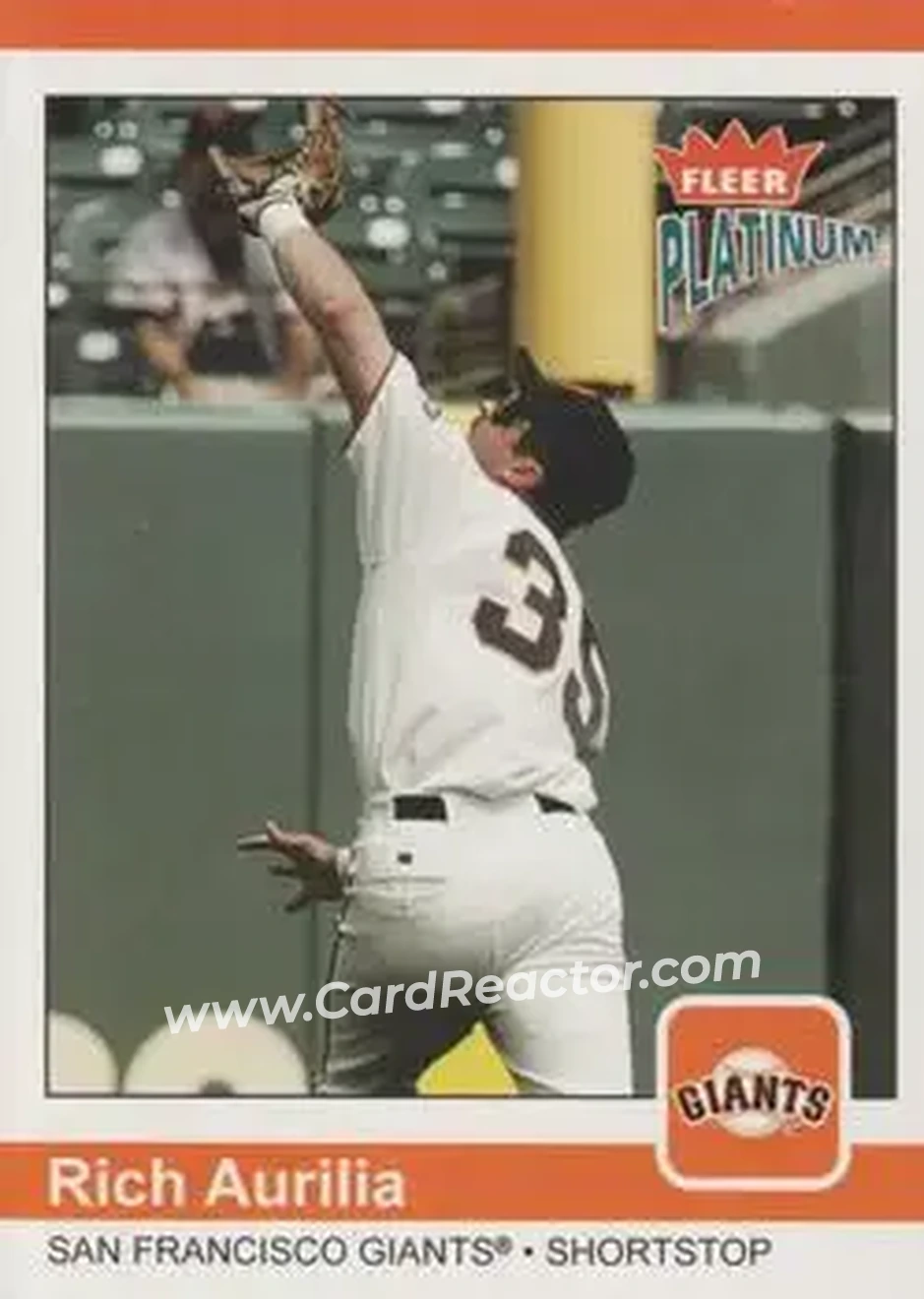 2004 Fleer Platinum #131 - Rich Aurilia - San Francisco Giants - Front