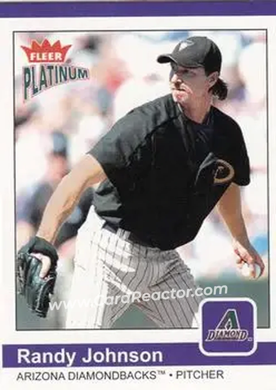 2004 Fleer Platinum #133 - Randy Johnson - Arizona Diamondbacks - Front 2004 Fleer Platinum #133 - Randy Johnson - Arizona Diamondbacks - Front