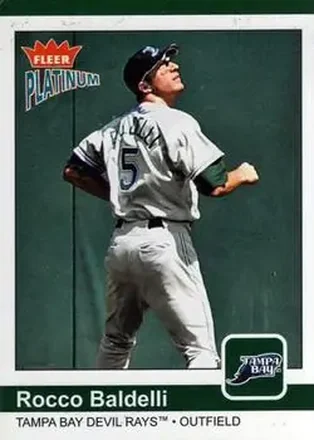 2004 Fleer Platinum #134 - Rocco Baldelli - Tampa Bay Devil Rays