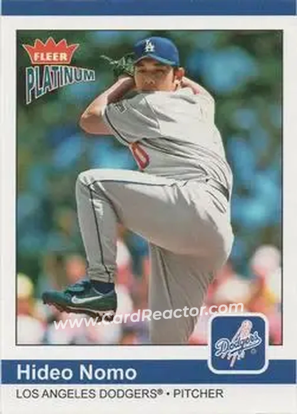 2004 Fleer Platinum #135 - Hideo Nomo - Los Angeles Dodgers - Front
