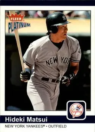 2004 Fleer Platinum #141 - Hideki Matsui - New York Yankees