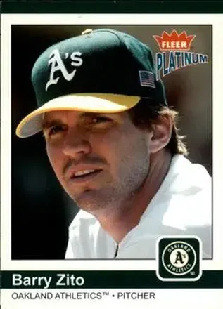 2004 Fleer Platinum #143 - Barry Zito - Oakland Athletics