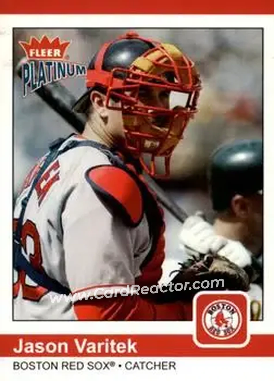 2004 Fleer Platinum #145 - Jason Varitek - Boston Red Sox - Front