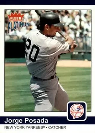 2004 Fleer Platinum #149 - Jorge Posada - New York Yankees