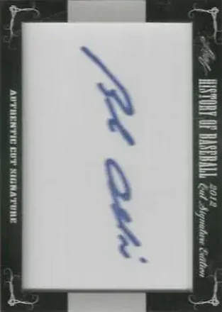 2012 Leaf Cut Signature History of Baseball #NNO - Bob Oldis