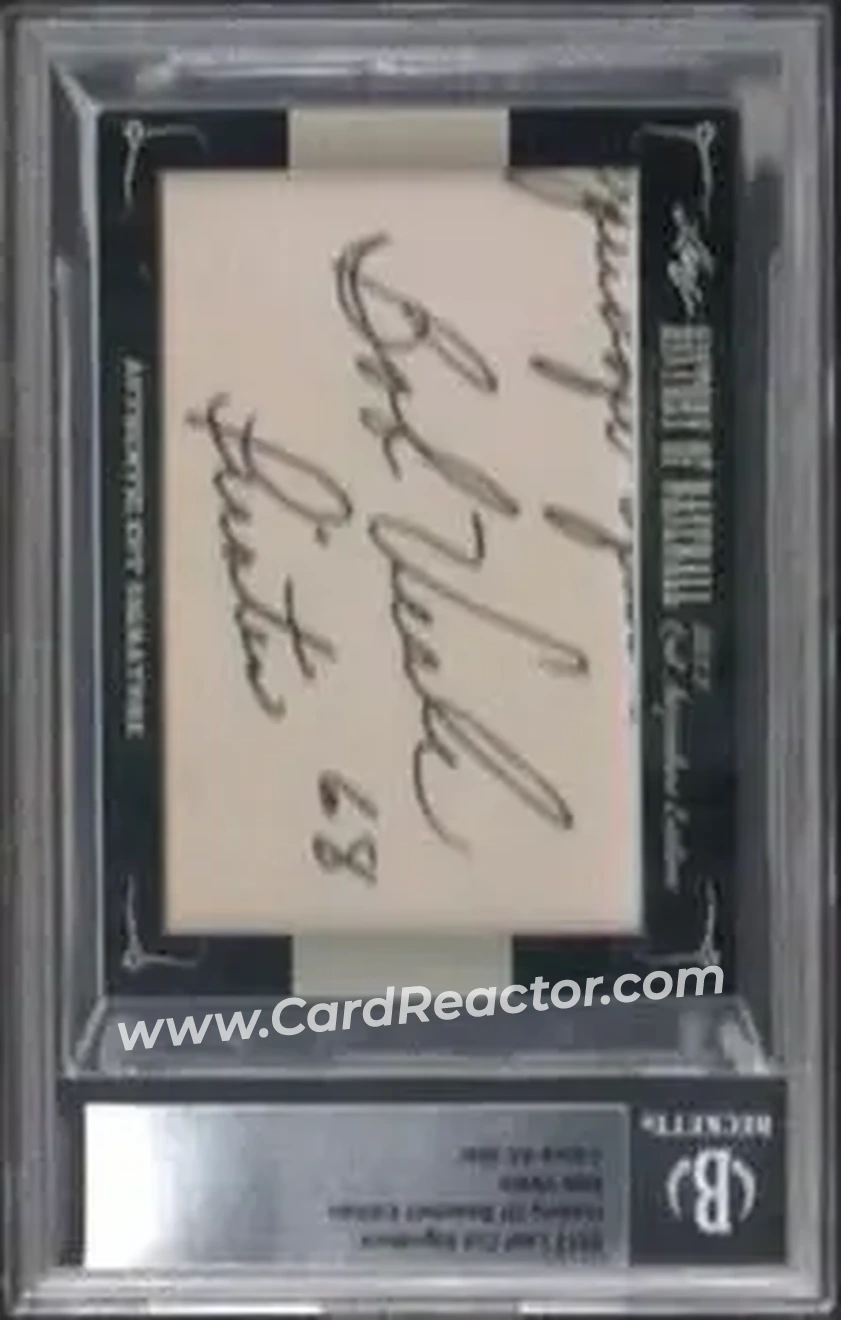 2012 Leaf Cut Signature History of Baseball #NNO - Bob Veale - Front