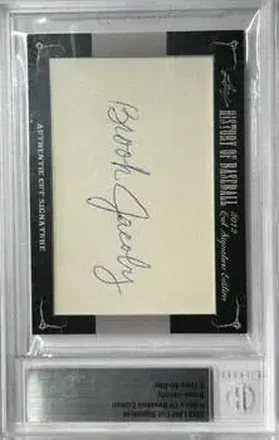 2012 Leaf Cut Signature History of Baseball feature card
