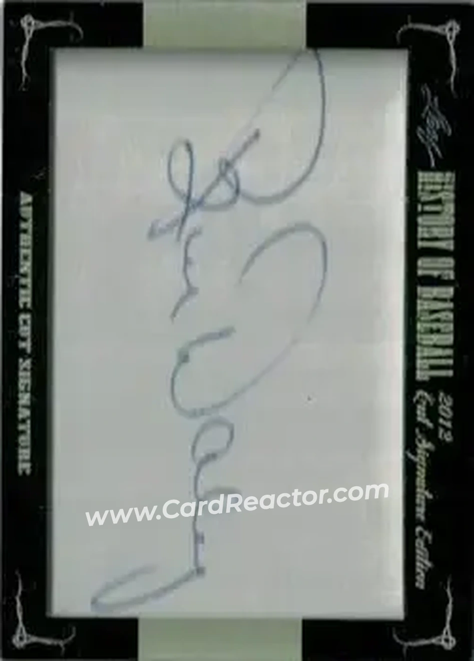 2012 Leaf Cut Signature History of Baseball #NNO - Bud Daley - Front