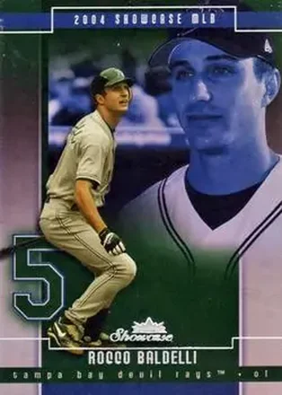 2004 Fleer Showcase #7 - Rocco Baldelli - Tampa Bay Devil Rays