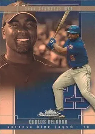 2004 Fleer Showcase #8 - Carlos Delgado - Toronto Blue Jays