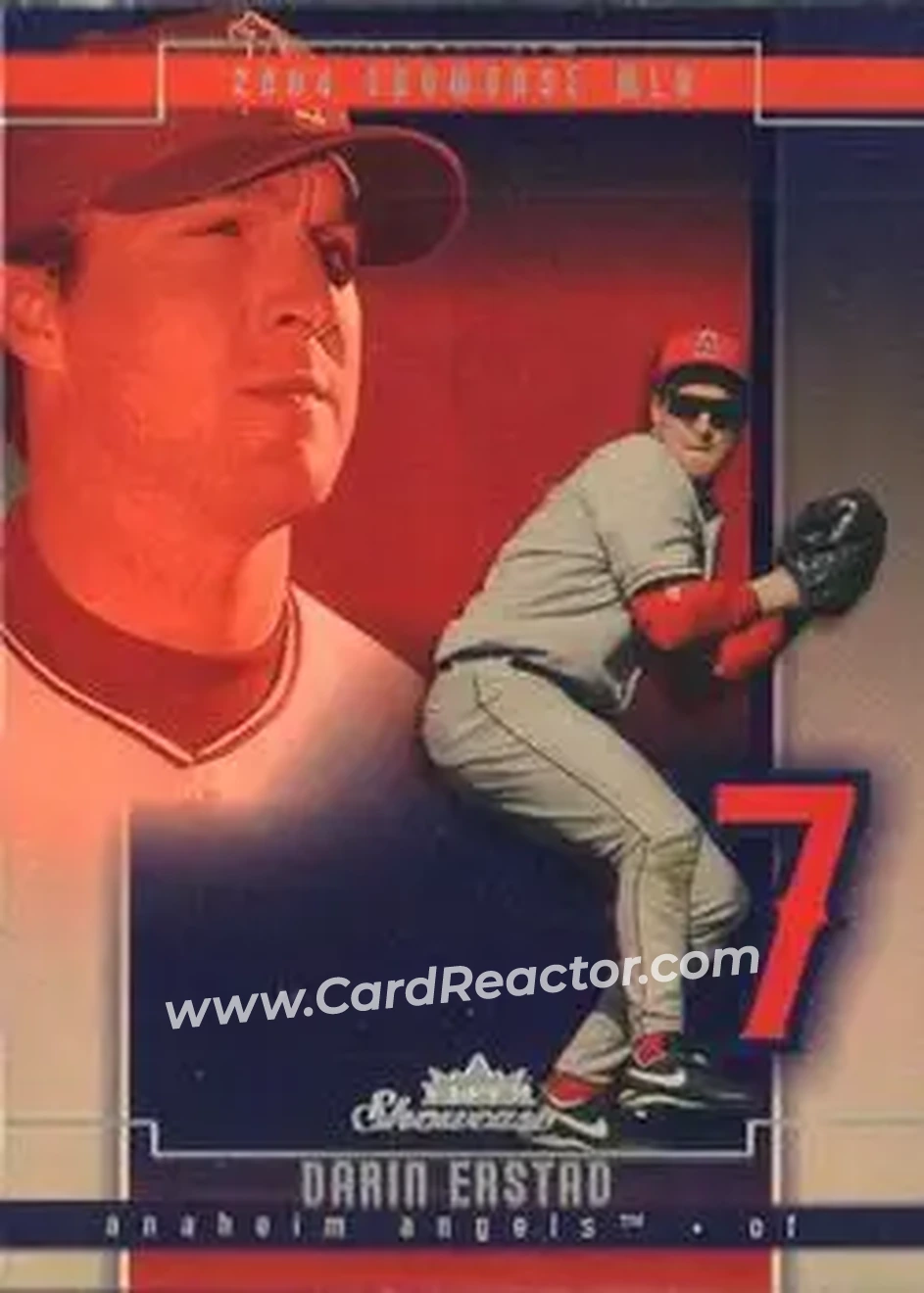 2004 Fleer Showcase #12 - Darin Erstad - Anaheim Angels - Front