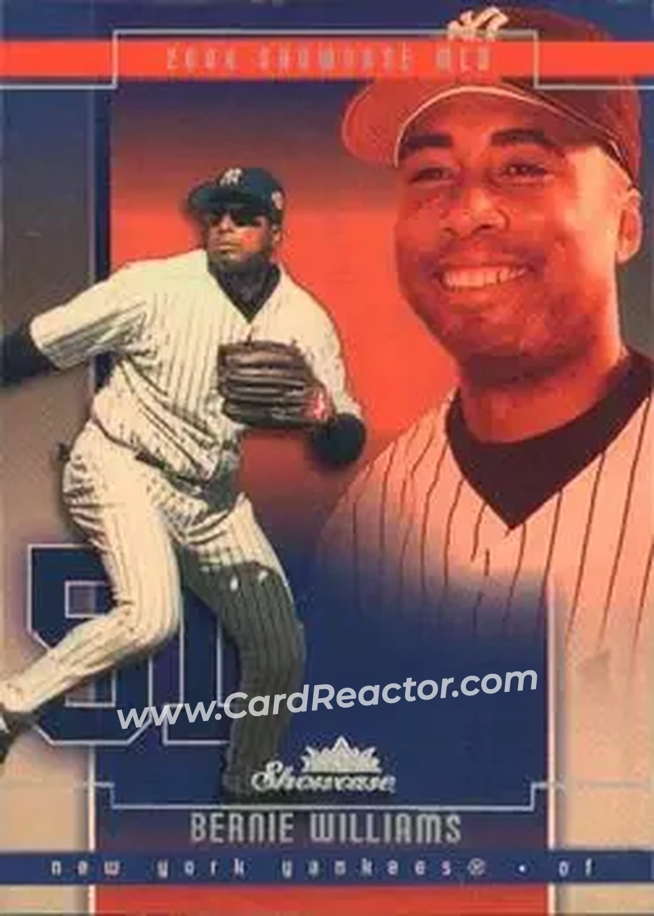 2004 Fleer Showcase #14 - Bernie Williams - New York Yankees - Front