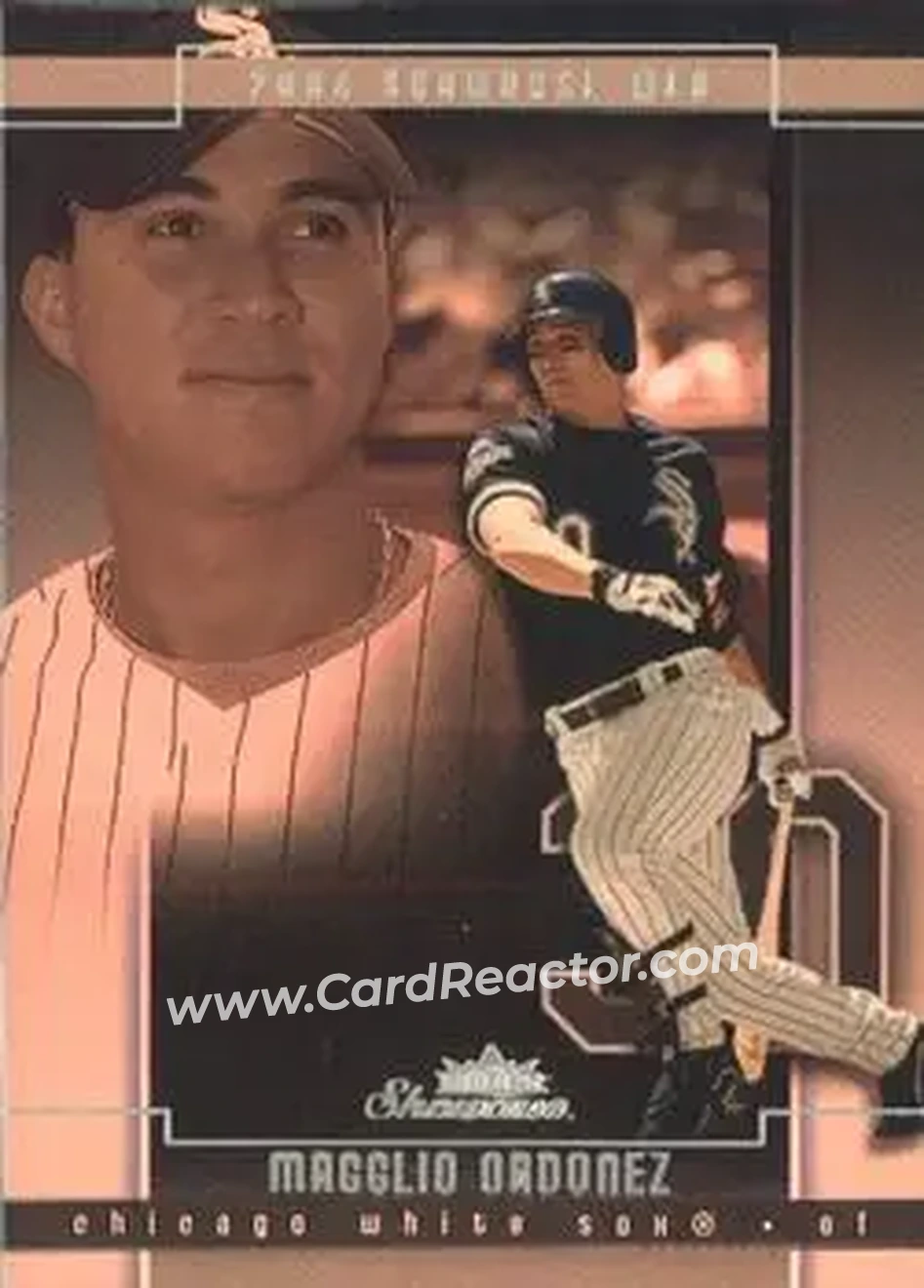 2004 Fleer Showcase #17 - Magglio Ordonez - Chicago White Sox - Front 2004 Fleer Showcase #17 - Magglio Ordonez - Chicago White Sox - Front