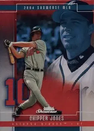 2004 Fleer Showcase #22 - Chipper Jones - Atlanta Braves