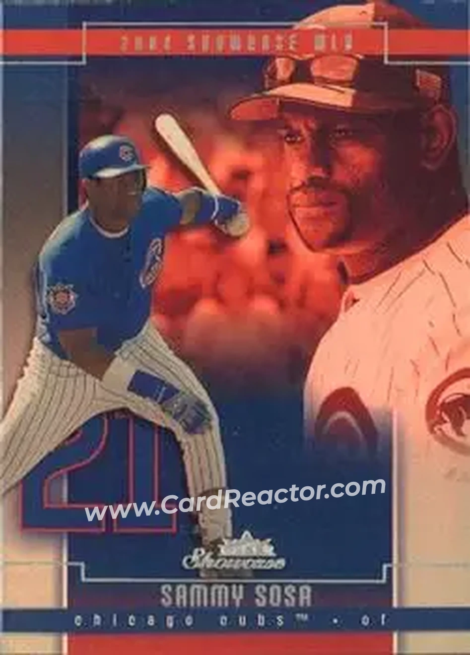 2004 Fleer Showcase #23 - Sammy Sosa - Chicago Cubs - Front 2004 Fleer Showcase #23 - Sammy Sosa - Chicago Cubs - Front