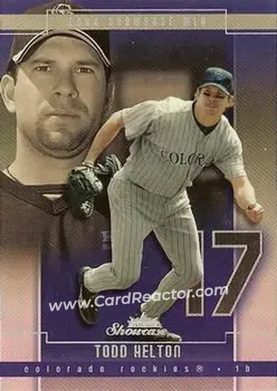 2004 Fleer Showcase #25 - Todd Helton - Colorado Rockies - Front 2004 Fleer Showcase #25 - Todd Helton - Colorado Rockies - Front