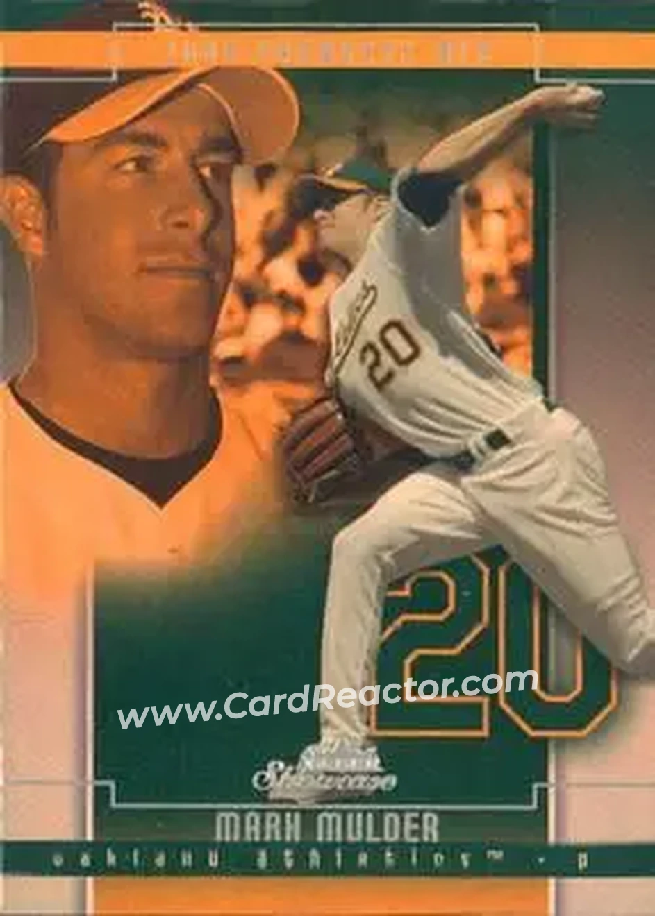 2004 Fleer Showcase #28 - Mark Mulder - Oakland Athletics - Front
