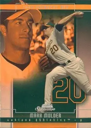 2004 Fleer Showcase #28 - Mark Mulder - Oakland Athletics