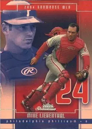 2004 Fleer Showcase #29 - Mike Lieberthal - Philadelphia Phillies