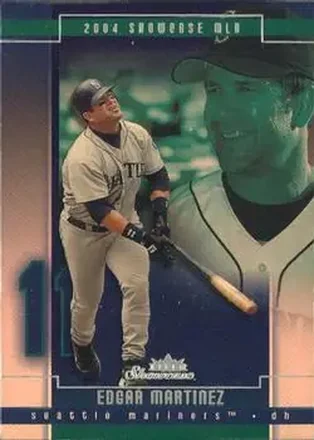 2004 Fleer Showcase #31 - Edgar Martinez - Seattle Mariners