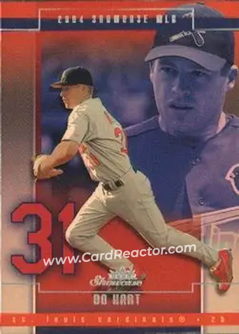2004 Fleer Showcase #32 - Bo Hart - St. Louis Cardinals - Front