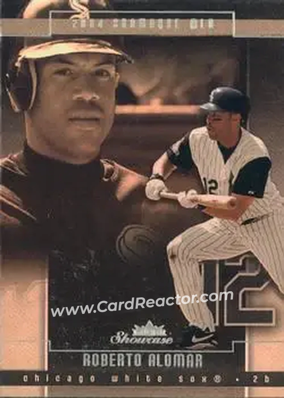 2004 Fleer Showcase #35 - Roberto Alomar - Chicago White Sox - Front 2004 Fleer Showcase #35 - Roberto Alomar - Chicago White Sox - Front