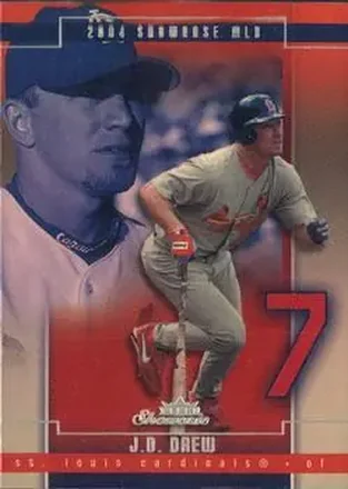 2004 Fleer Showcase #37 - J.D. Drew - St. Louis Cardinals