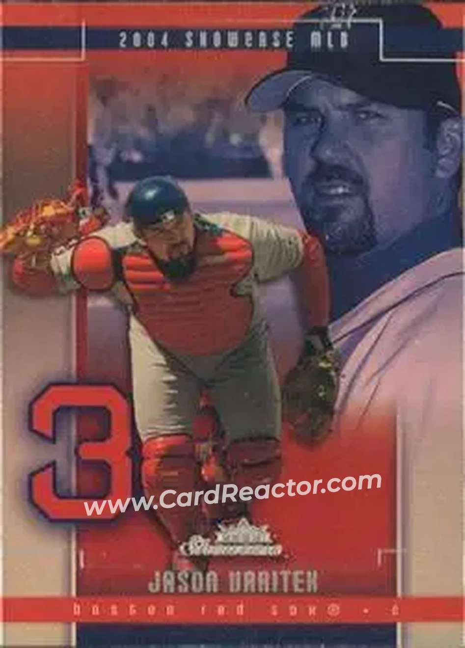 2004 Fleer Showcase #38 - Jason Varitek - Boston Red Sox - Front