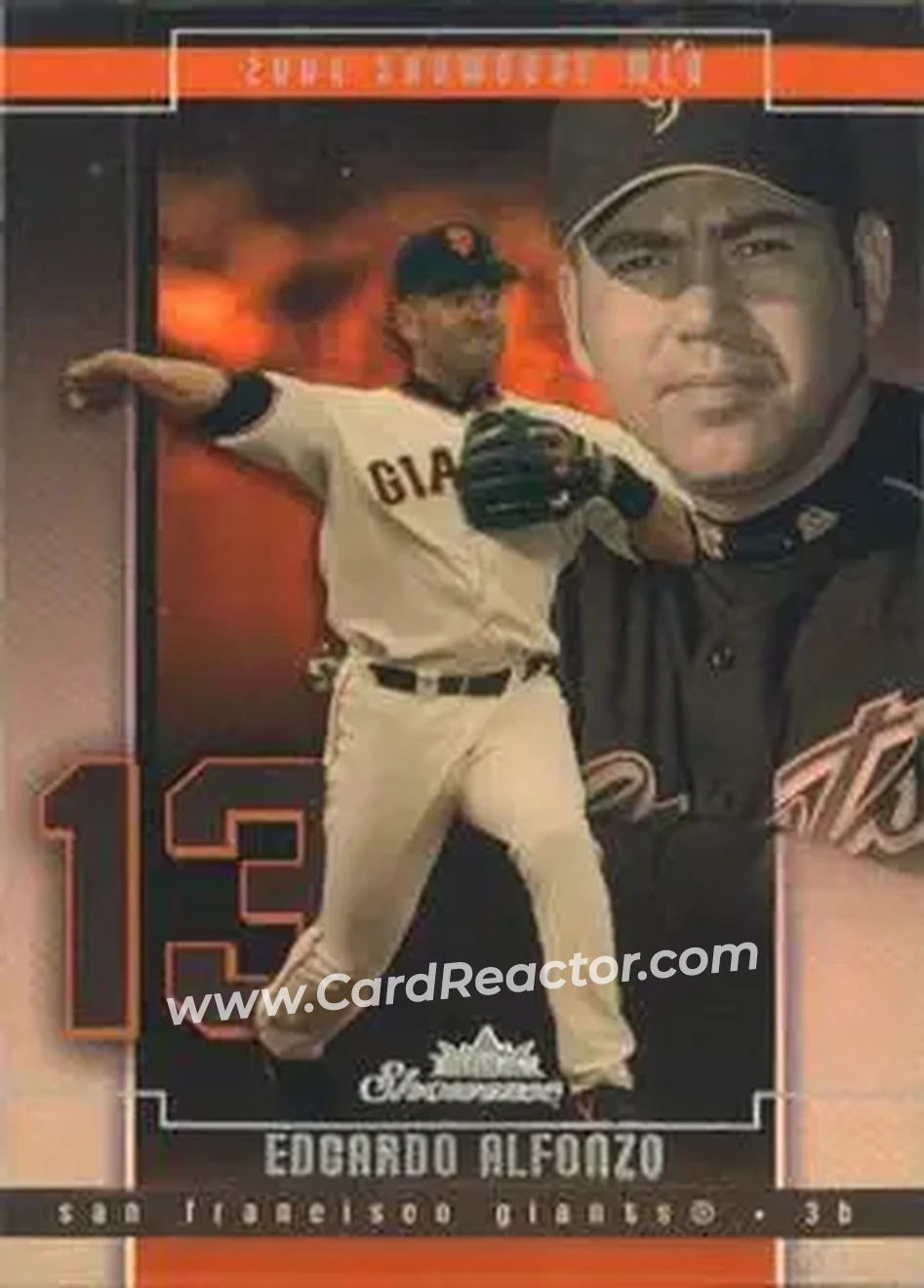 2004 Fleer Showcase #41 - Edgardo Alfonzo - San Francisco Giants - Front 2004 Fleer Showcase #41 - Edgardo Alfonzo - San Francisco Giants - Front