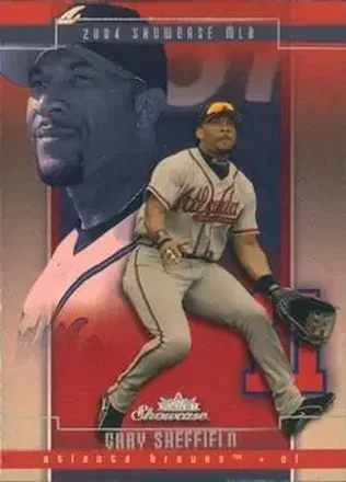 2004 Fleer Showcase #43 - Gary Sheffield - Atlanta Braves