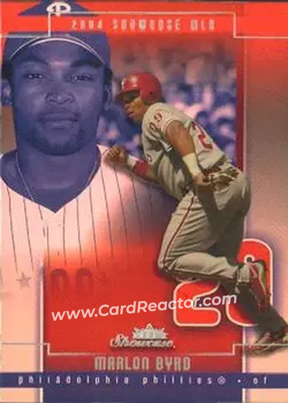 2004 Fleer Showcase #47 - Marlon Byrd - Philadelphia Phillies - Front