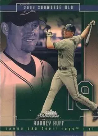 2004 Fleer Showcase #51 - Aubrey Huff - Tampa Bay Devil Rays