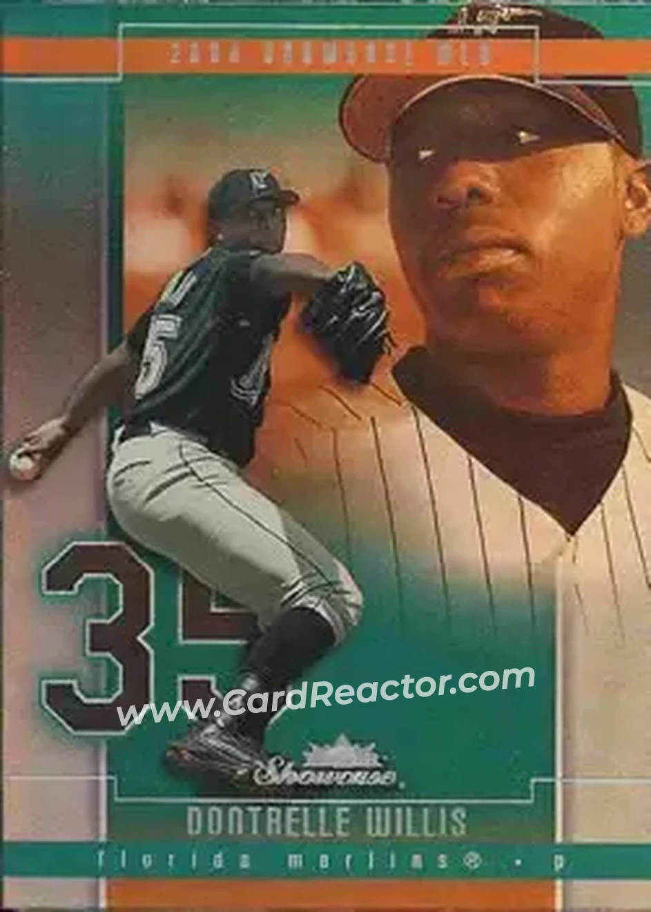 2004 Fleer Showcase #52 - Dontrelle Willis - Florida Marlins - Front