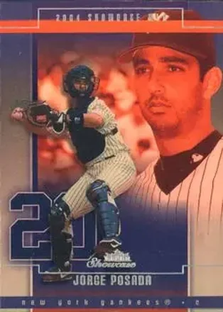 2004 Fleer Showcase #60 - Jorge Posada - New York Yankees