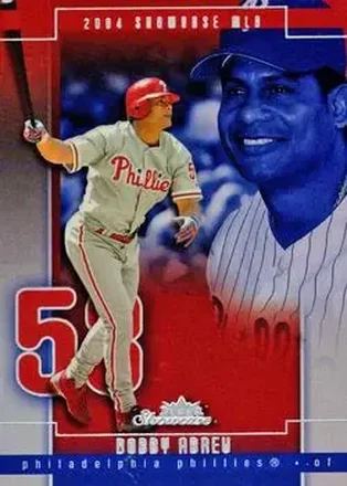 2004 Fleer Showcase #61 - Bob Abreu - Philadelphia Phillies