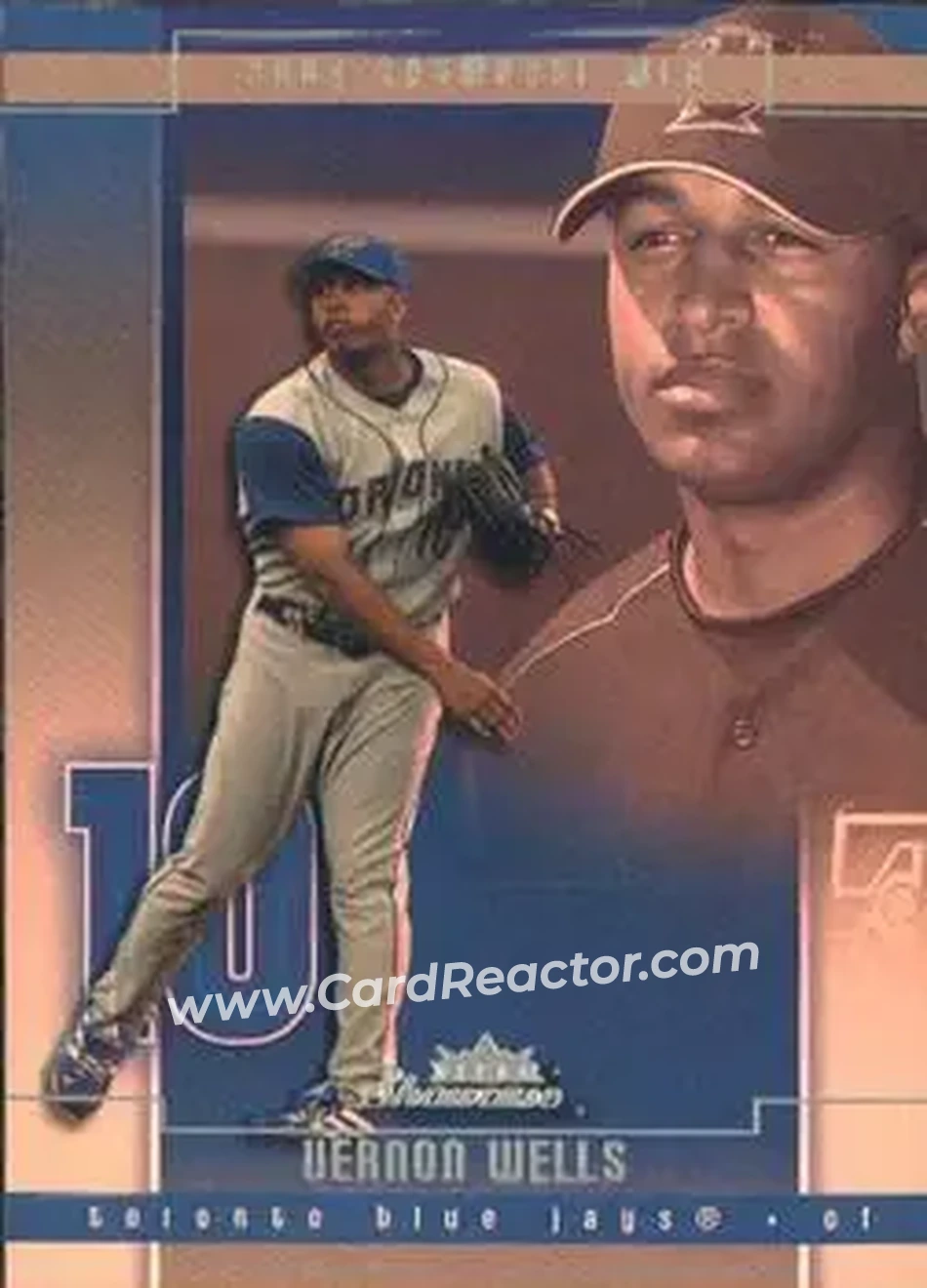 2004 Fleer Showcase #62 - Vernon Wells - Toronto Blue Jays - Front