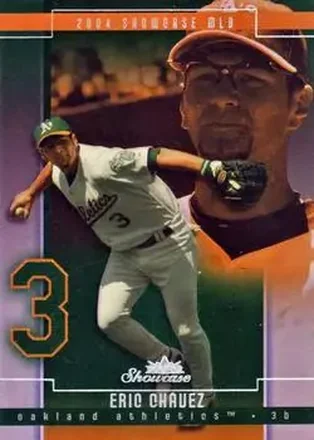 2004 Fleer Showcase #65 - Eric Chavez - Oakland Athletics
