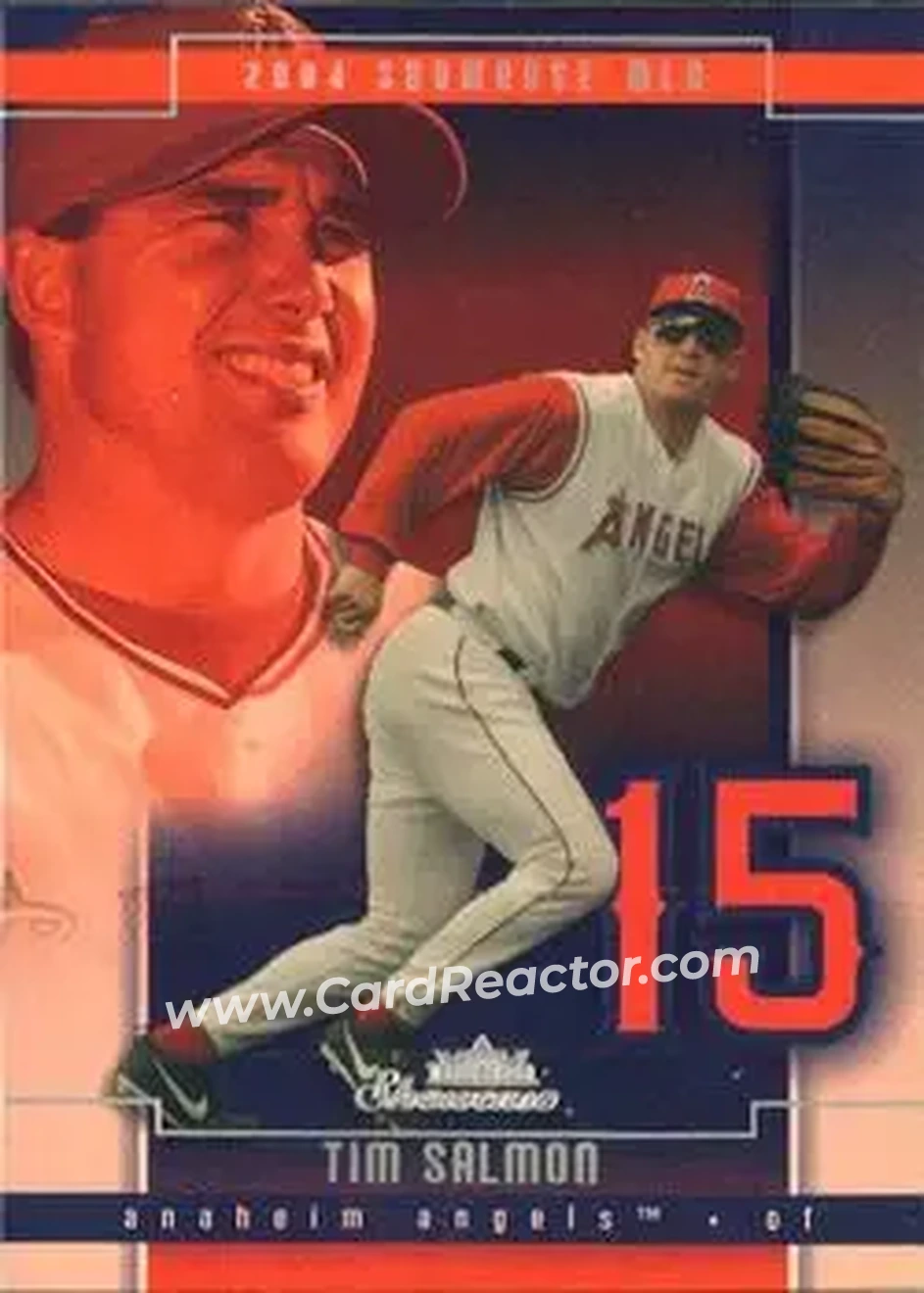 2004 Fleer Showcase #66 - Tim Salmon - Anaheim Angels - Front 2004 Fleer Showcase #66 - Tim Salmon - Anaheim Angels - Front