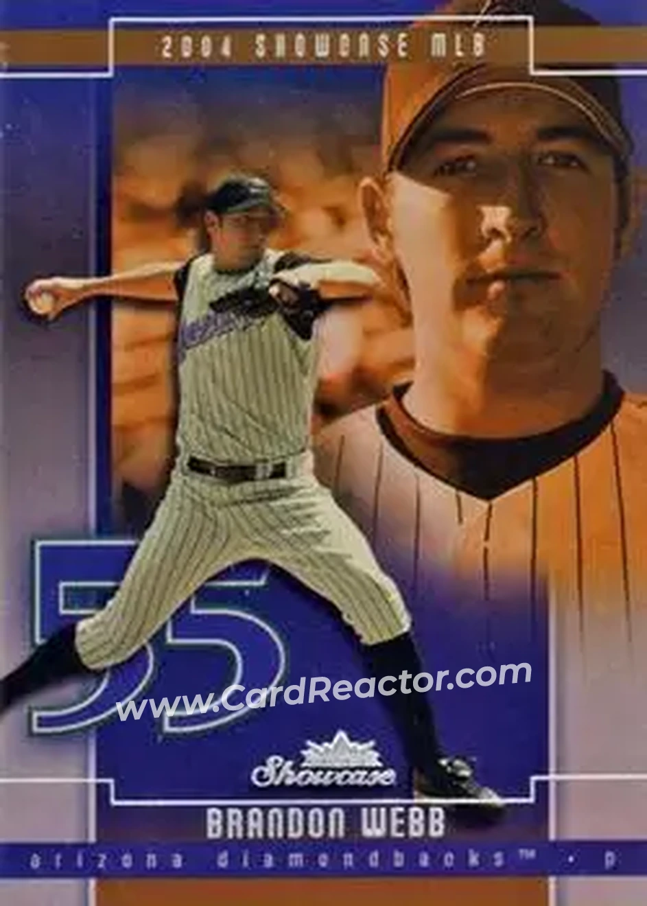 2004 Fleer Showcase #67 - Brandon Webb - Arizona Diamondbacks - Front 2004 Fleer Showcase #67 - Brandon Webb - Arizona Diamondbacks - Front