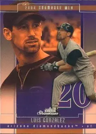 2004 Fleer Showcase #75 - Luis Gonzalez - Arizona Diamondbacks