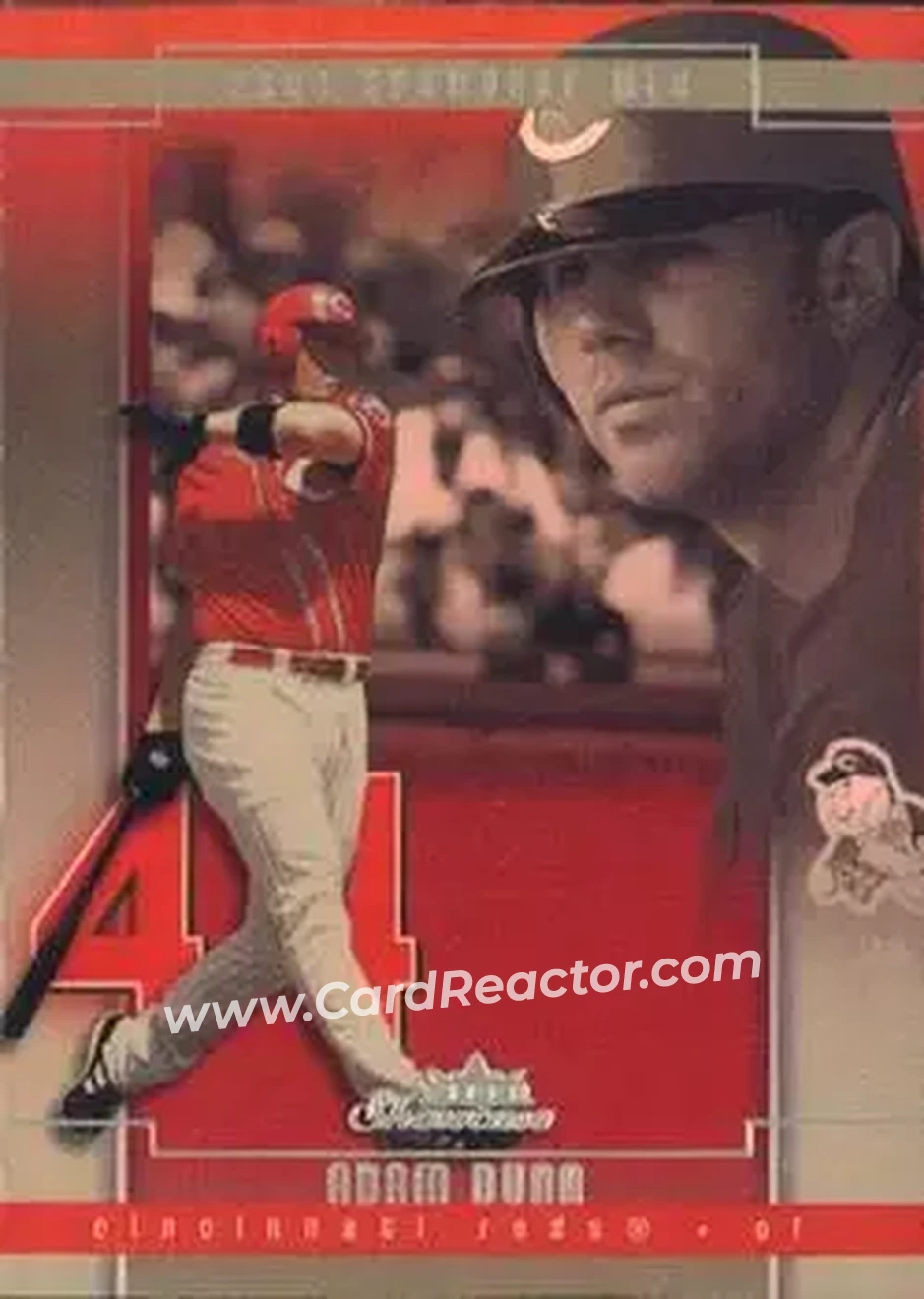2004 Fleer Showcase #76 - Adam Dunn - Cincinnati Reds - Front