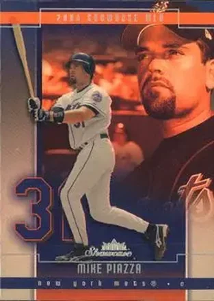 2004 Fleer Showcase #77 - Mike Piazza - New York Mets