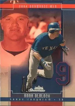 2004 Fleer Showcase #82 - Hank Blalock - Texas Rangers