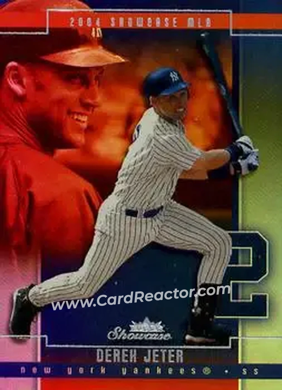 2004 Fleer Showcase #85 - Derek Jeter - New York Yankees - Front 2004 Fleer Showcase #85 - Derek Jeter - New York Yankees - Front