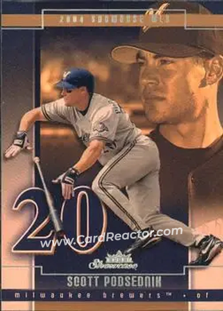 2004 Fleer Showcase #91 - Scott Podsednik - Milwaukee Brewers - Front