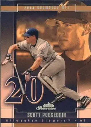 2004 Fleer Showcase #91 - Scott Podsednik - Milwaukee Brewers