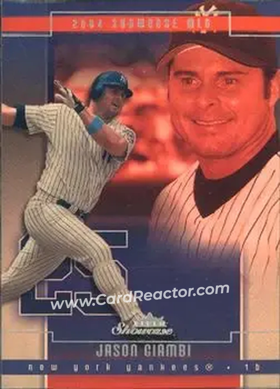 2004 Fleer Showcase #93 - Jason Giambi - New York Yankees - Front